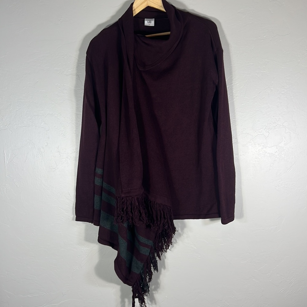 Cabi Wine Wrap Sweater - Women’s S - Picture 2 of 7